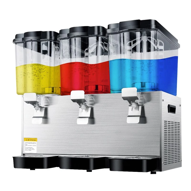 

22L/44L/66L Commercial Self-Service Beverage Juice Iced Stall Refrigeration Cold Drink Machine Double-Cylinder Three-Cylinder