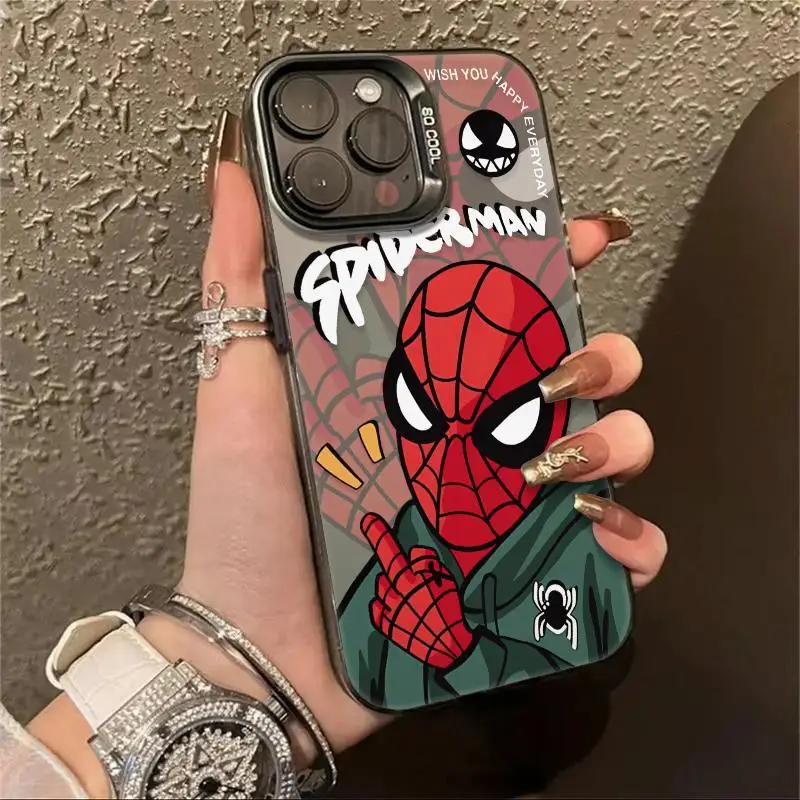 Marvel Spider Man Disdains Soft Phone Case For iPhone 15 14 13 12 11 Pro Max XR XS X 7 8 Plus Silicone Protective Cover