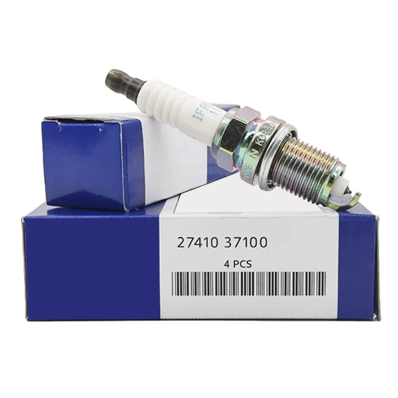 4/6PCS Iridium Spark Plug 27410-37100 PFR5N11 for KIA MAGENTIS SPORTAGE SORENTO I OPIRUS RIO II Saloon 2.0L 2.5L 3. 8L V6 4WD