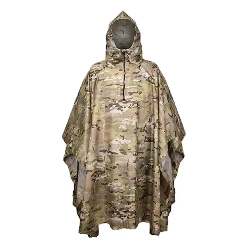 

Impermeable Raincoat Poncho Outdoor Tactical Rainwear Camping Hiking Hunting Suits Travel Umbrella Rain Gear