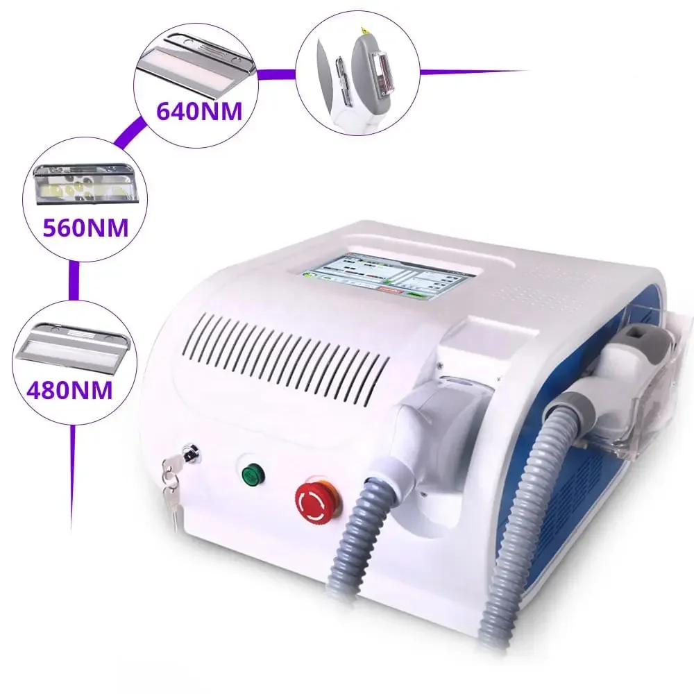 1800w Lasers Hair Removal Skin Rejuvenation Pergmament Hair Removal E-light IPL Lasers Machine