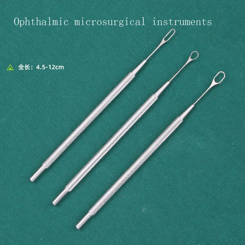 Ophthalmic microsurgical instruments - Rinsing type stainless steel titanium alloy rod shaped crystal wire loop snare 3 * 8, han