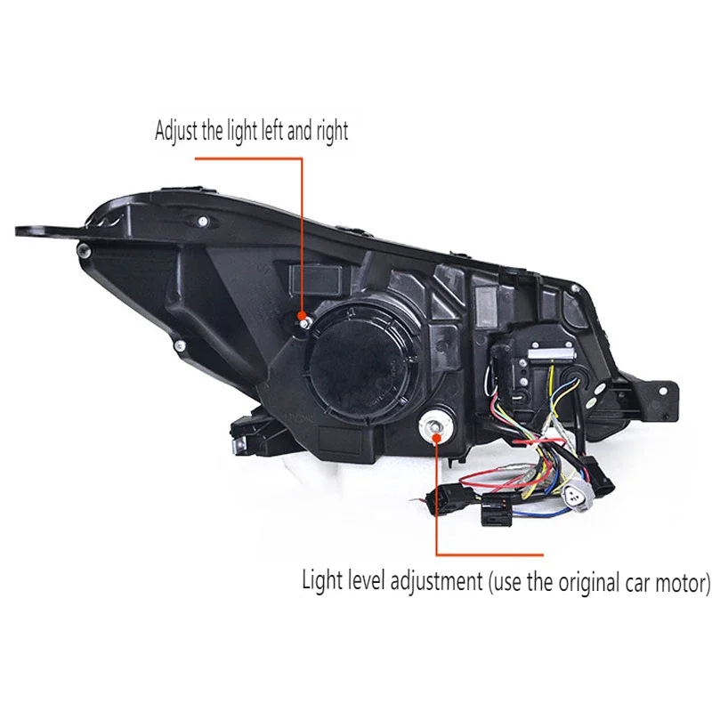 Car Head Lamp for Subaru Forester LED Headlight 2013-2018 Headlights Forester DRL Turn Signal High Beam Angel Eye Projector