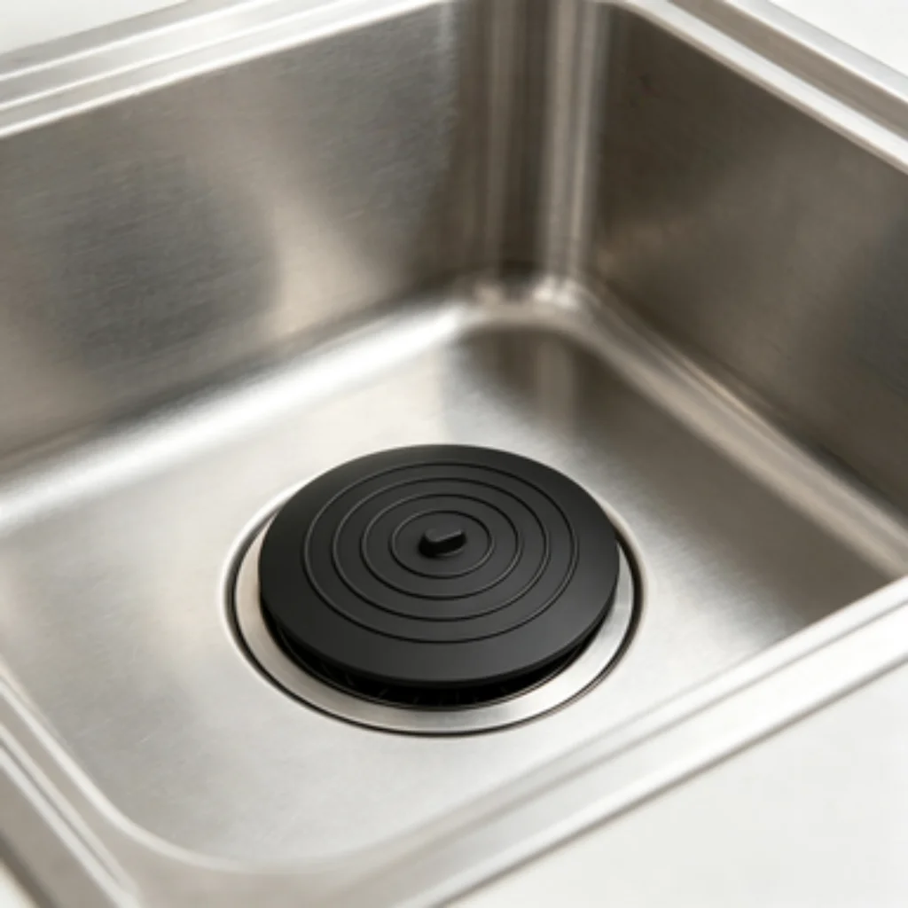Oversized Foldable Silicone Sink Stopper - Universal Drain Plug for Kitchen,Bathtub,Floor Drain,Suction Anti-Odor Heatproof.