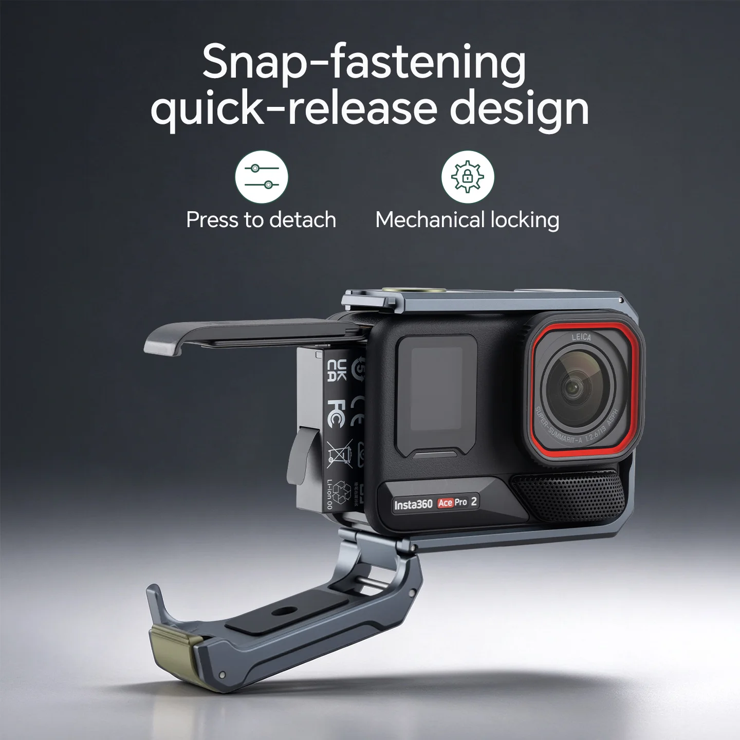 FANAUE Aluminum Alloy Insta Ace Pro2 Quick Release Protective Frame Camera Accessory for Action Cameras - Rabbit Cage