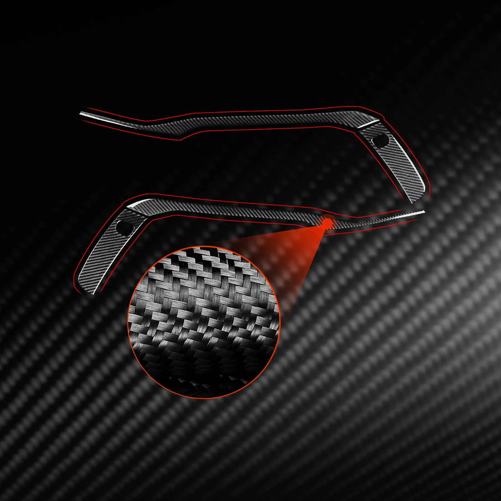 

Автомобильные аксессуары из углеродного волокна, передний бампер, воздухозаборник, модифицированная внешняя накладка, мягкая наклейка для Porsche 911 992 2019-2024