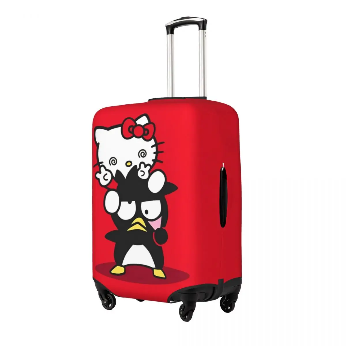 MINISO Badtz Maru Suitcase Cover Strectch Cruise Trip Protection Luggage Supplies Holiday