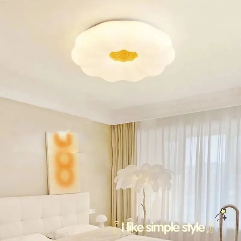 Nordic Acrylic Cloud Shape LED Ceiling Lamps Interior Surface Mount Lustre Bedroom Lamps Home Decoration Indoor Lighting Fixture