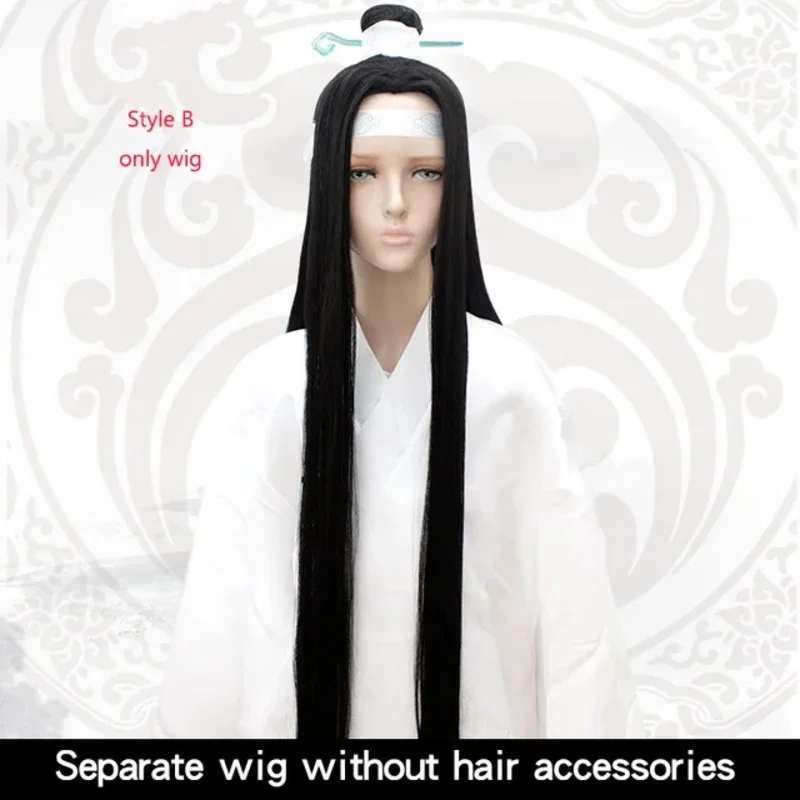 lili 123Lan Wang ji Demon Cultivation Cosplay Halloween Dewasa Lan Wangji Ver Kostum Mo Dao Zu Shi Suit