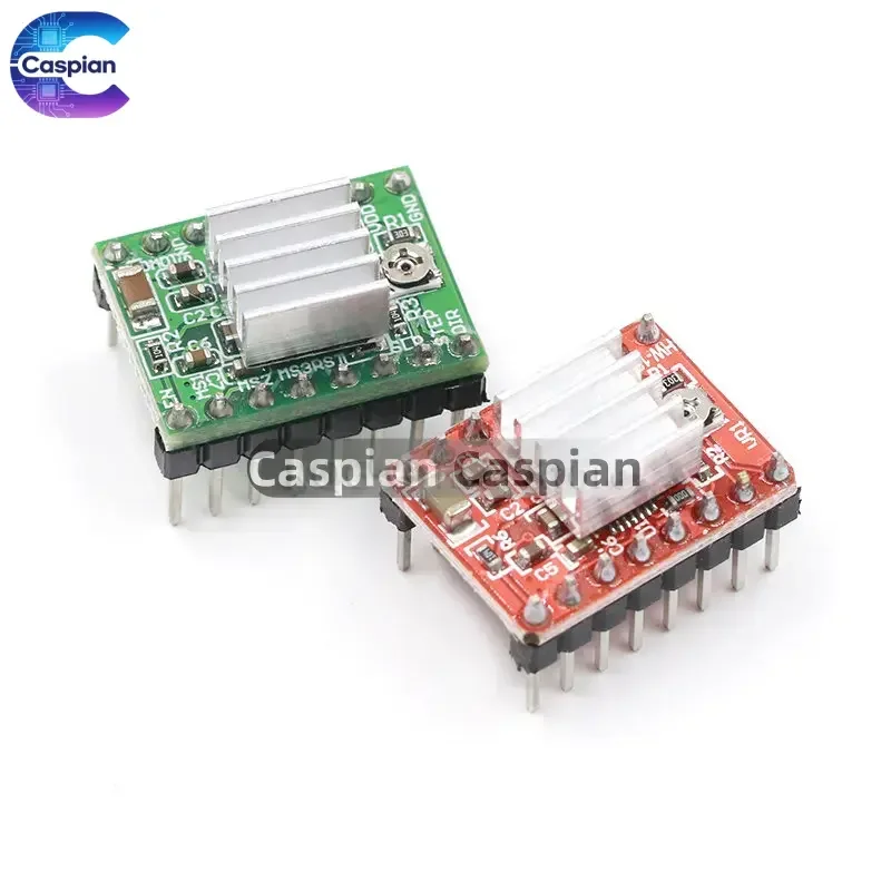 

CNC 3D Printer Parts Accessory Reprap pololu A4988 Stepper Motor Driver Module with Heatsink for ramps 1.4 for arduino