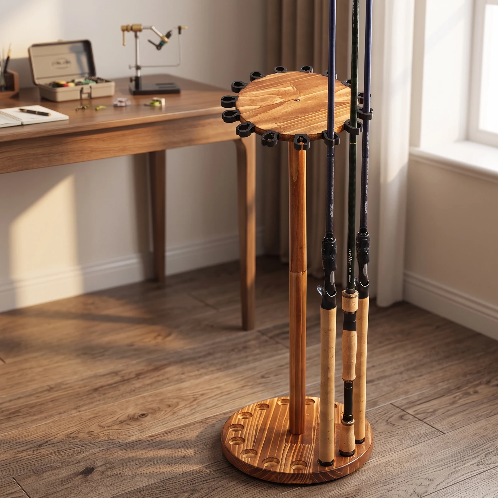 낚싯대 디스플레이 랙 수직 낚싯대 랙 어부, 차고, 상 - Fishing Rod Rack 리뷰 및 가격