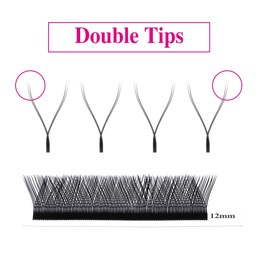 Fadvan YY Shape Lashes 2D/3D 0.05/0.07 Faux Mink C/D/L 8-15mm Natural Soft Brazilian Eyelash Premade Volume Fan Lashes Extension