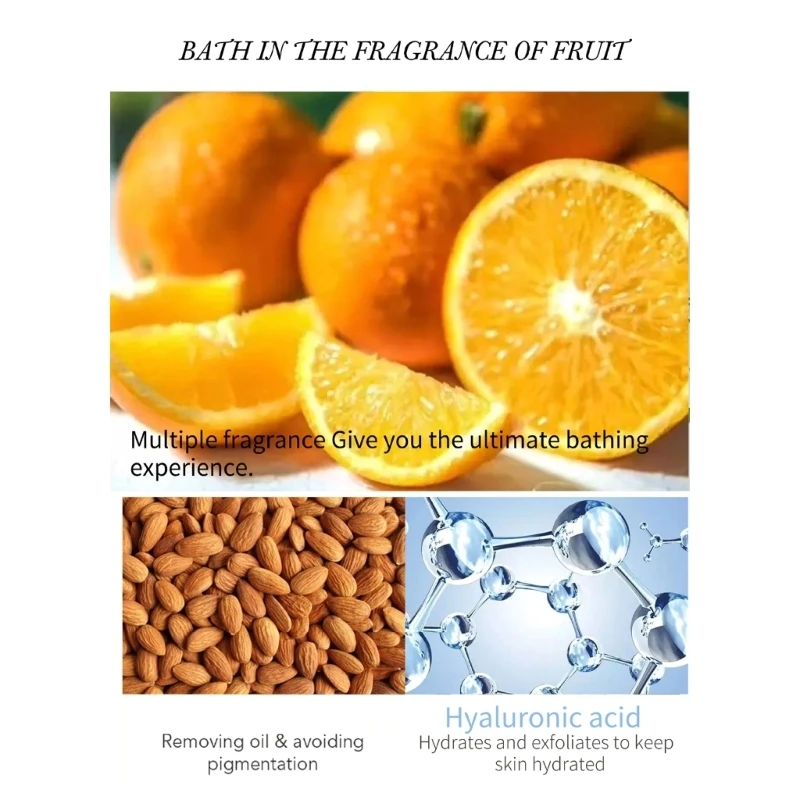 غسول الجسم بفيتامين وخلاصات اللوز ومقشر يومي 16.9 أونصة سائلة من جل الاستحمام المرطب ومنظف الجسم للبشرة الجافة