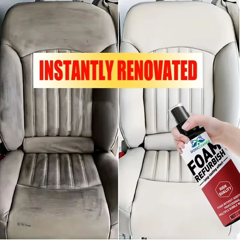 ملمع سيارة داخلي متعدد الأغراض، مصمم للاستخدام على الأسطح الداخلية وعجلات القيادة والبلاستيك ولوحات القيادة والأقمشة وغيرها