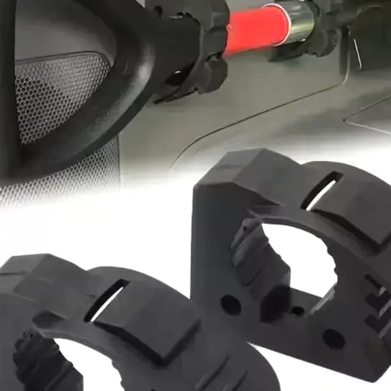 

2/4pcs Quick Fist Clamp For Mounting Tools Equipment Rubber Clamp Ideal For Offroad Vehicles, ATV, UTV, Truck Part Accessories