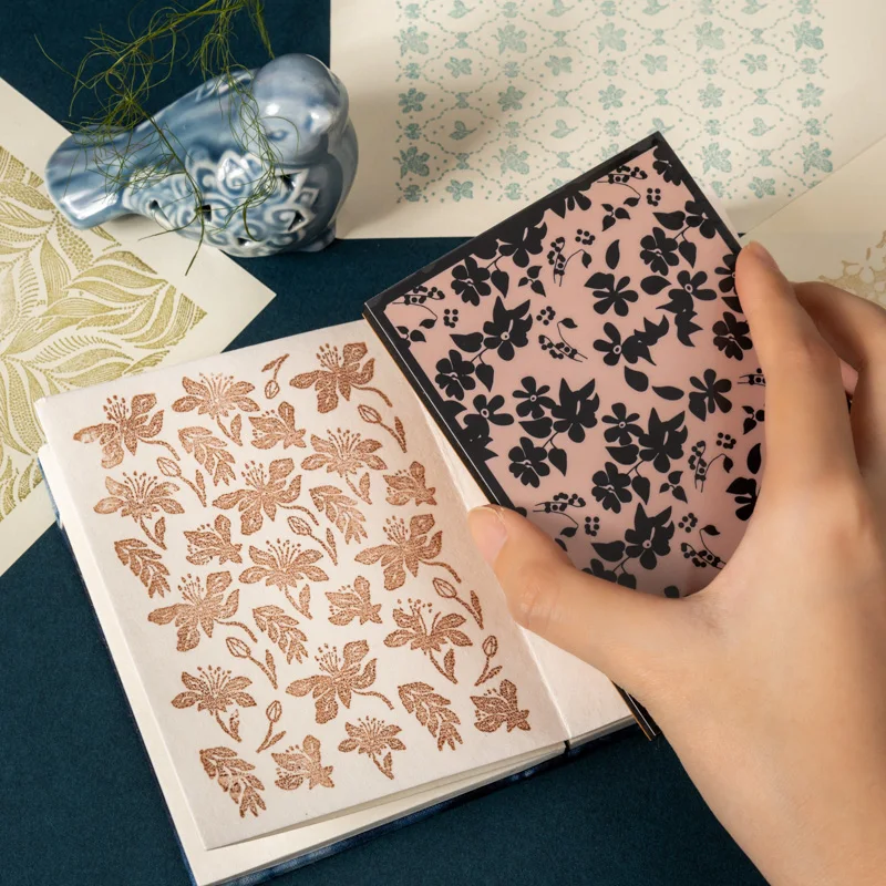 Large size DIY Plant flowers personalized seal Decor invitation letter envelope letter signature Rubber seal Scrapbook supplies