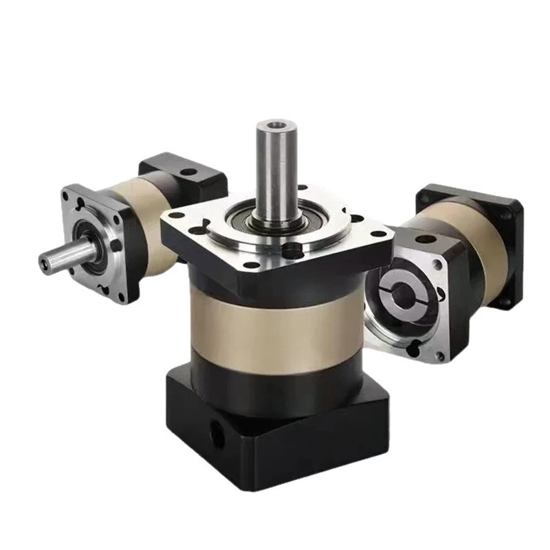 

Spur shaft, output, circular flange with servo stepper motor, gearbox, precision, planetary gear reducer