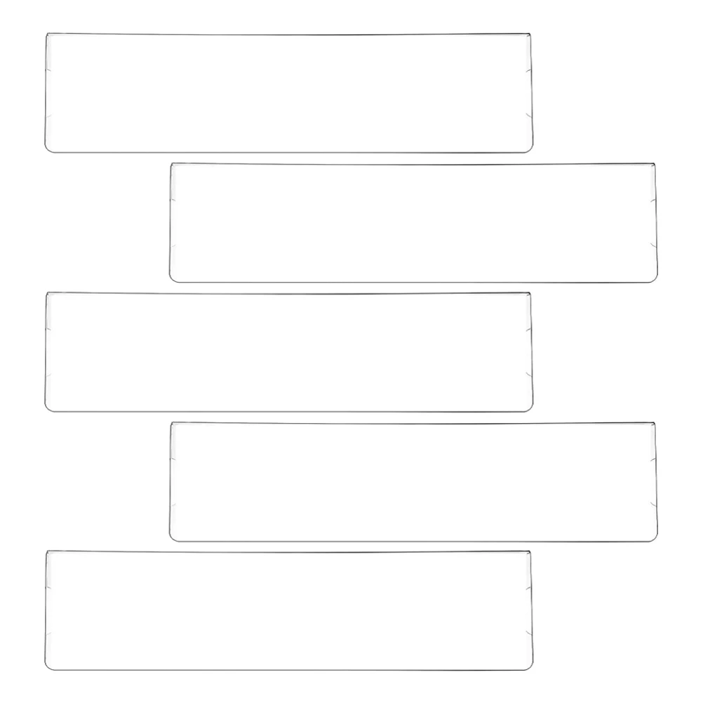 

5 Pcs Nameplate Bracket Acrylic Wall Sign Holder Office Door Nameplate Brackets Frame Mount Office Clear Door Plate Hanger