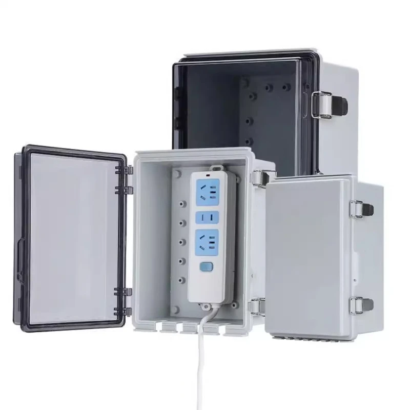 

Switch outdoor box power socket battery rainproof row waterproof cover leakage charging distribution box