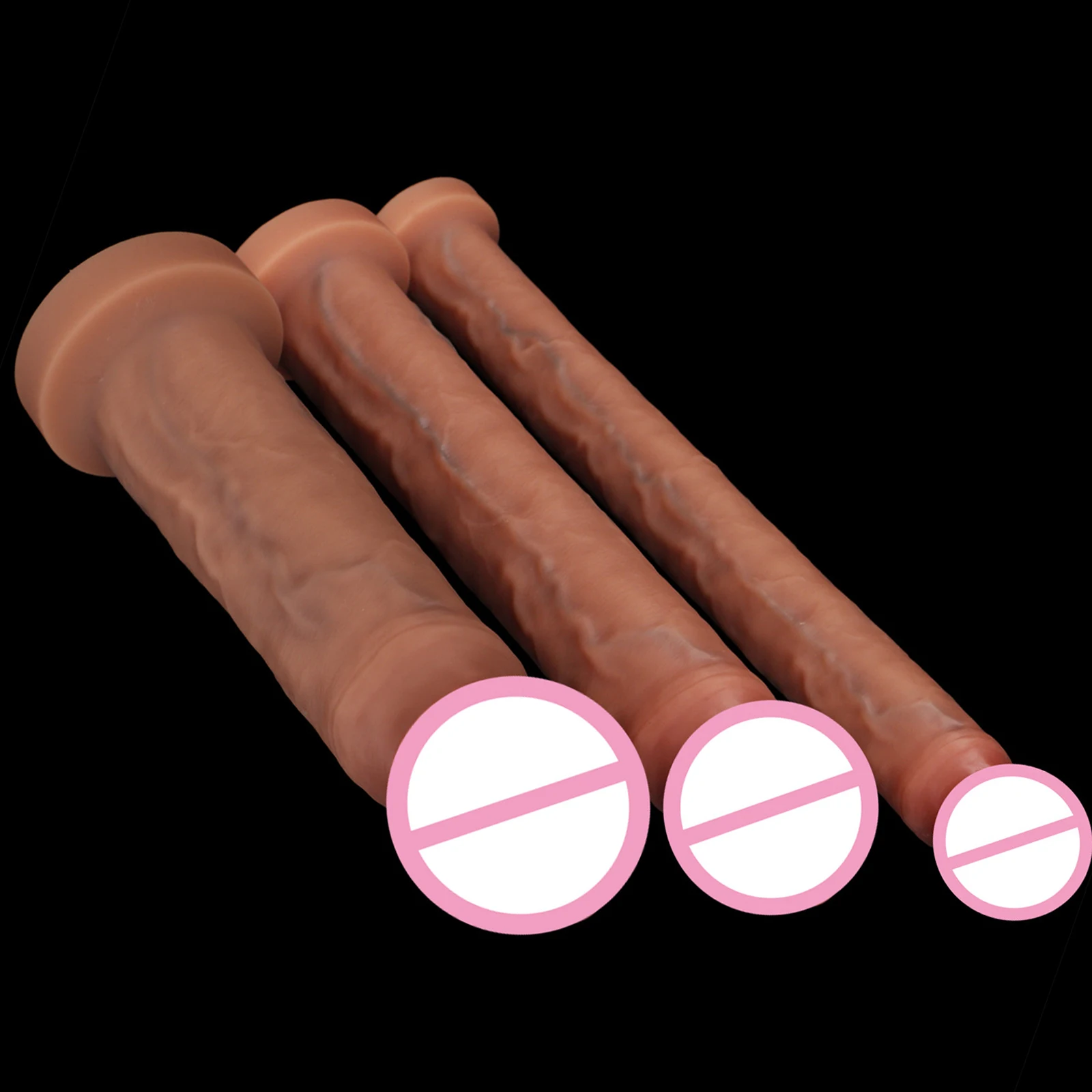 Super Long Silicone Penis Dildo Realistic Dick Anal Plug Female Vaginal Masturbator Prostate Massage with Suction Cup Sex Toy