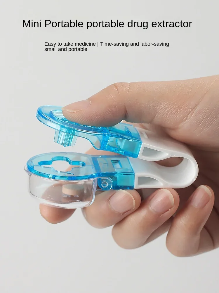 Portable Pill Cutter with Anti-contamination Design for Easy Medicine Splitting