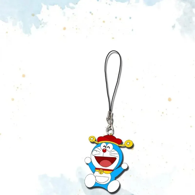 New Doraemon cartoon creative cute all-match mobile phone chain personalized animation peripheral backpack pendant holiday gift