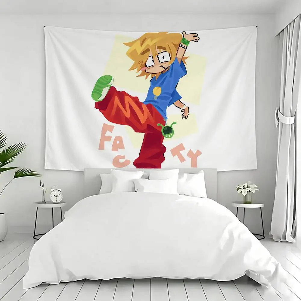 F-Fact A-Attack Adventures Flags Wall Hanging Background Art Banner for Bedroom Home Outdoor Decor