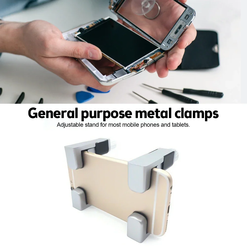 Klem Houder Verstelbare Mobiele Telefoon Reparatie Tool Lcd-Scherm Bevestiging Clip Tallet Accessoires Mobiele Telefoon Schermpers
