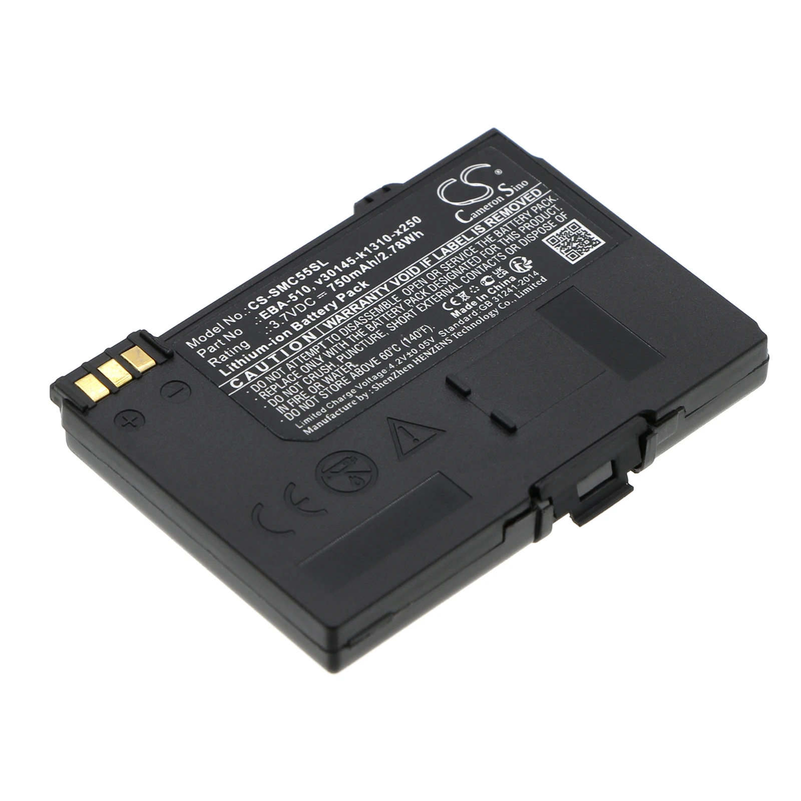 

Li-ion Mobile, SmartPhone Battery for Siemens, 3.7V 750mAh, Compatible Models: C55,C56,C61,C70,C71,A56,S56,M56,CT56,MC60,S57A70
