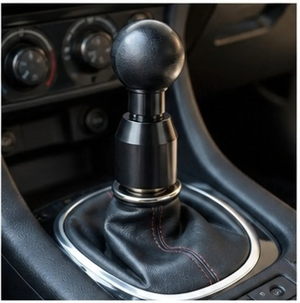 Gear Shift Knob Adapter 12Mm Threads Aluminum Alloy Precision Fit Manual Car Gear Stick Connector Shifter Boot Retainer