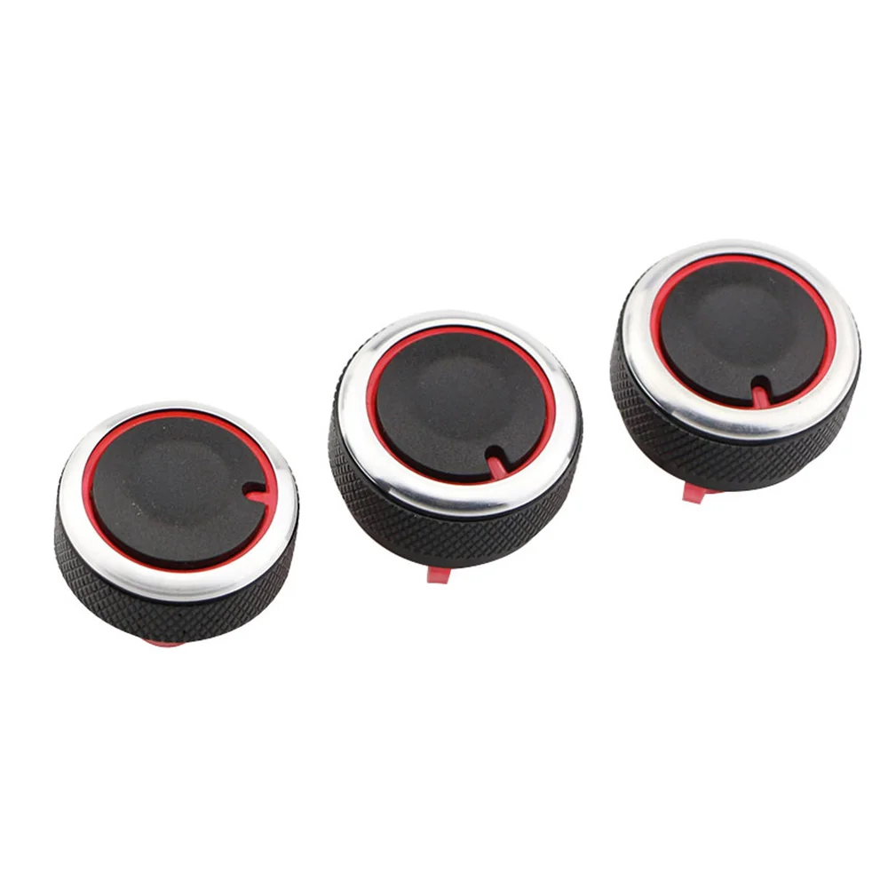 Car Air Conditioning Knob for Peugeot 307 for CITROEN C4 MK1 C-TRIOMPHE AC Heat Control Switch Button Knobs Aluminum Alloy