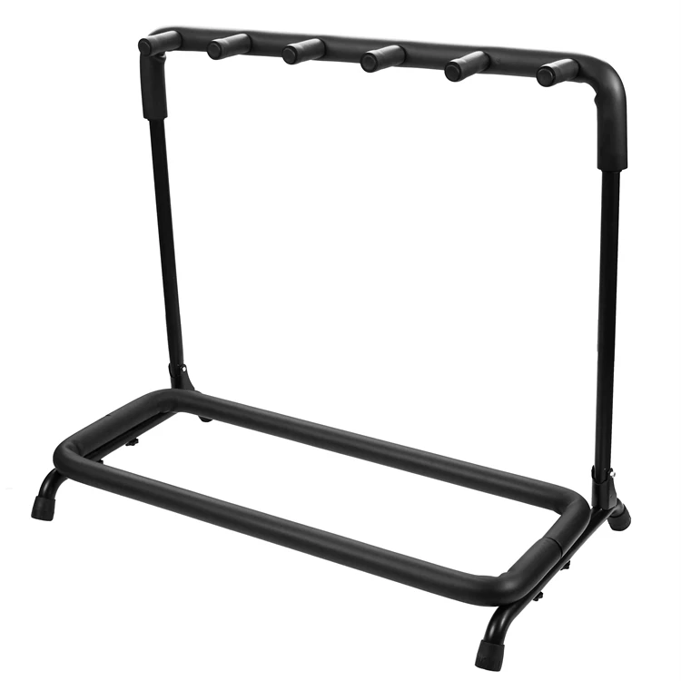 Good quality professional 3 5 7 9 head multiple folding universal guitar rack stand