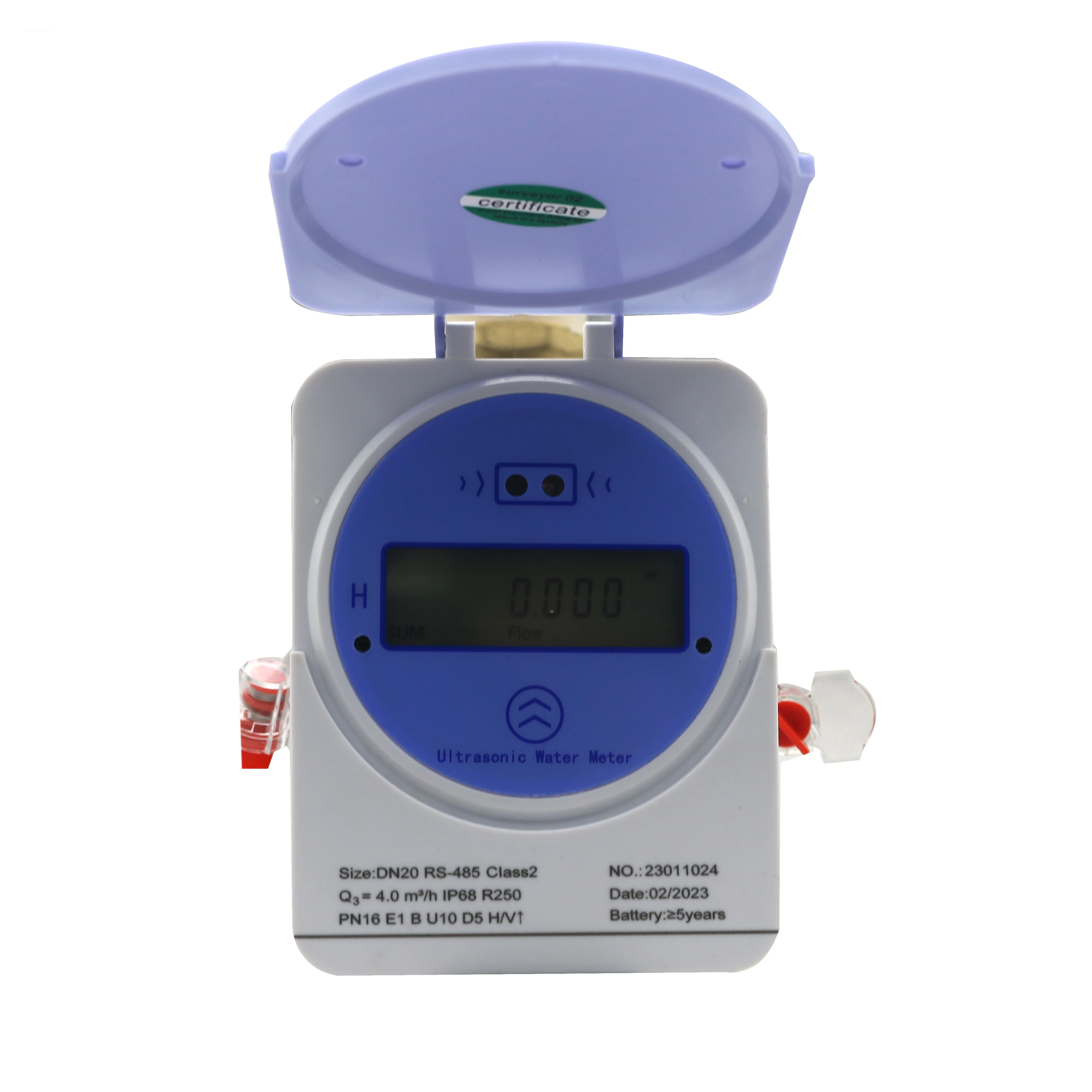 DTI-213E Ultrasone Watermeter Dn15/20 Riolering Stroommeter