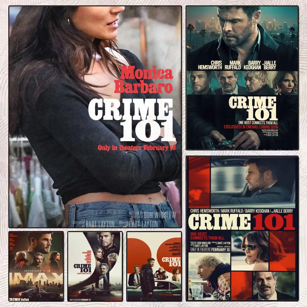Movie C-Crime 101 Poster PP Wall Decor Posters Celebrity Art Prints Aesthetic Wall Art Bedroom Office Home Gift