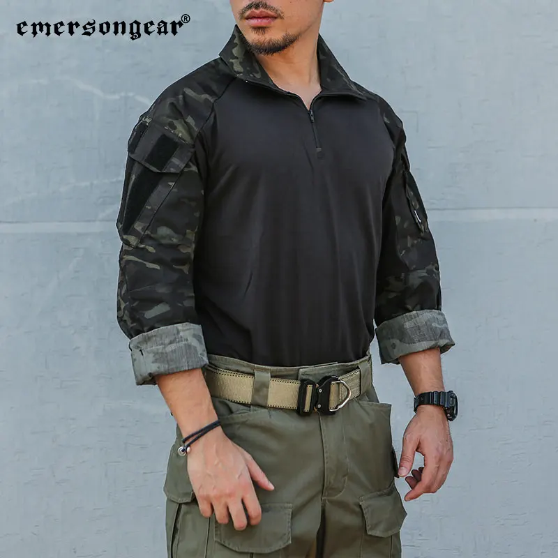 

EmersonGear G3 Tactical Combat Shirts Mens Tops T-shirts Hunting Airsoft Training Outdoor Sports Clothing Camo Hiking