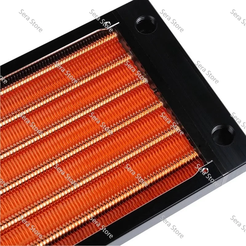 Ultra Thin 17MM Version Cold Row 120 240 360 Purple Copper A4 Chassis Split Water Cooling Heat Dissipation