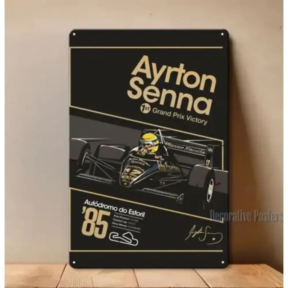 ayrtonsenna1985sign-1p-ayrton-senna-estoril-1985-race-f1-poster-de-metal-20x30cm-sinal-colecionavel