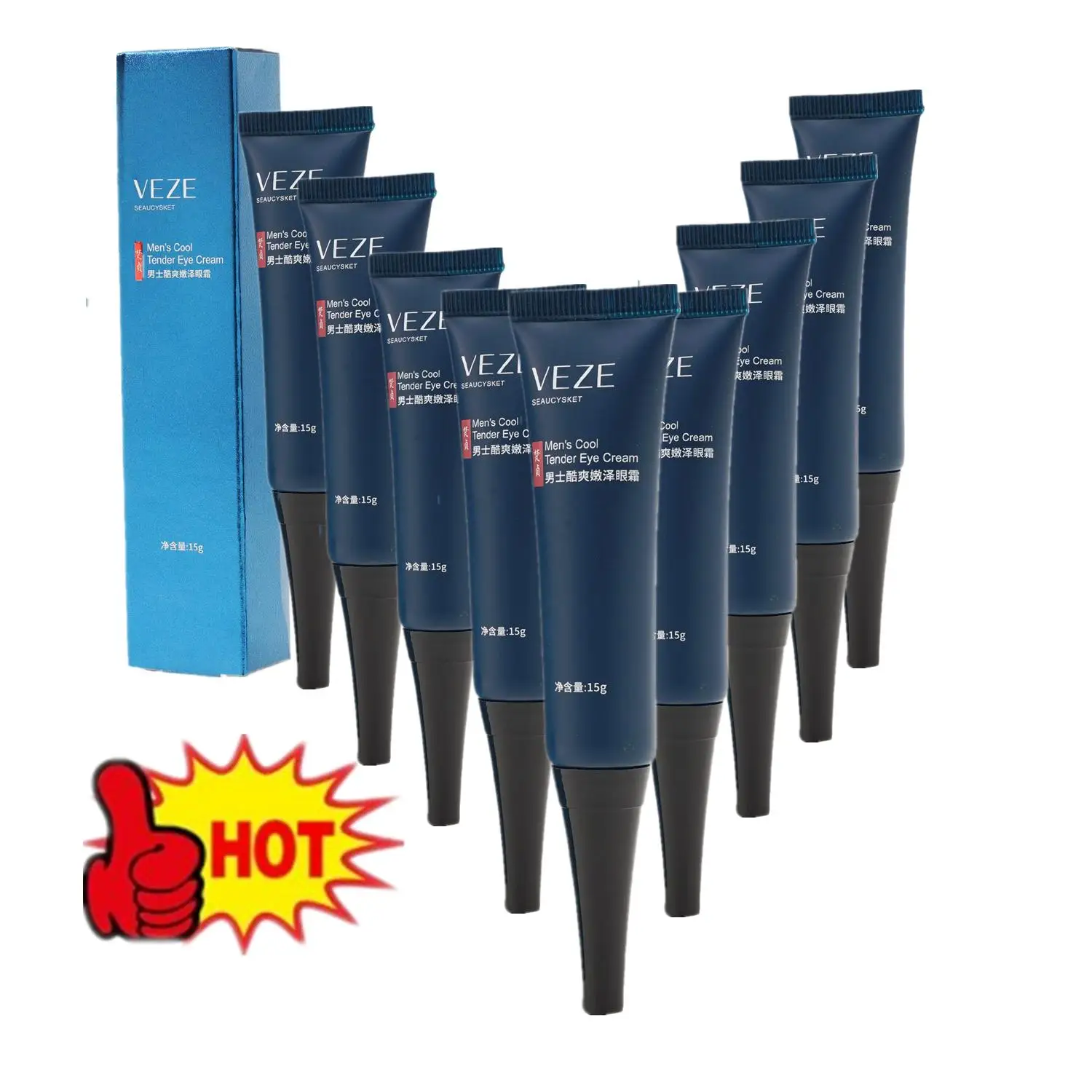 

10pcs Awaken Peptide Lifting Eye Gel Men Eye Moisturizing Under Eye Cream Eye Care Breathable Water Cream