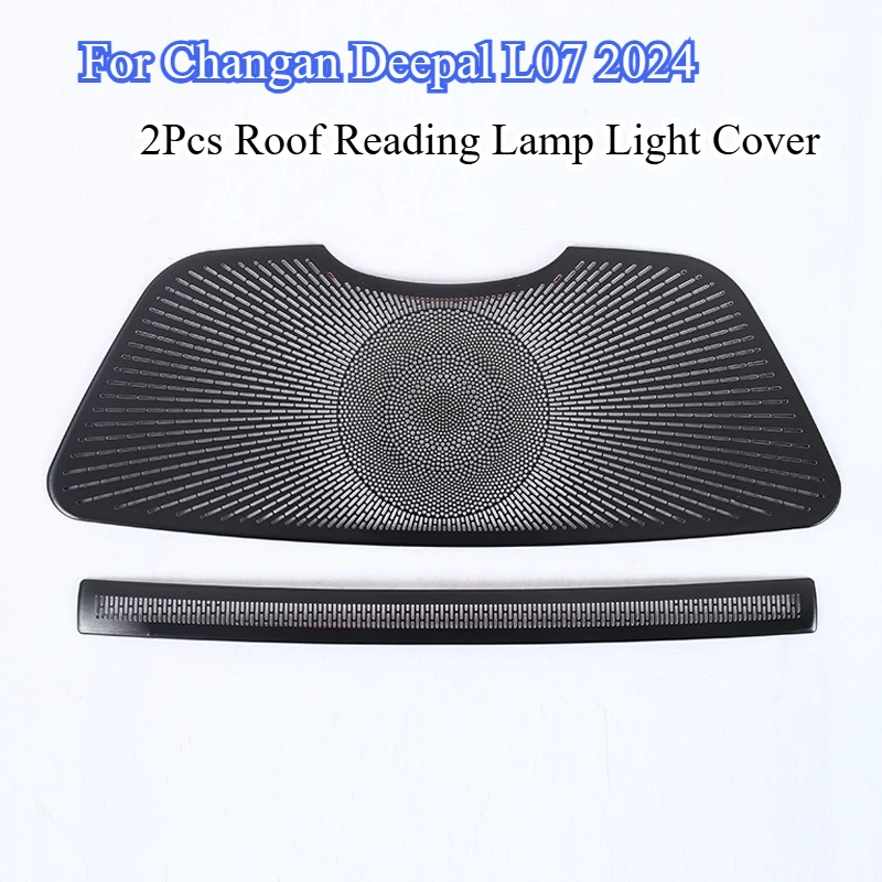 

Для Changan Deepal L07 2024 2 шт. передняя лампа для чтения на крыше из нержавеющей стали, крышка, декоративная рамка, автомобильные аксессуары