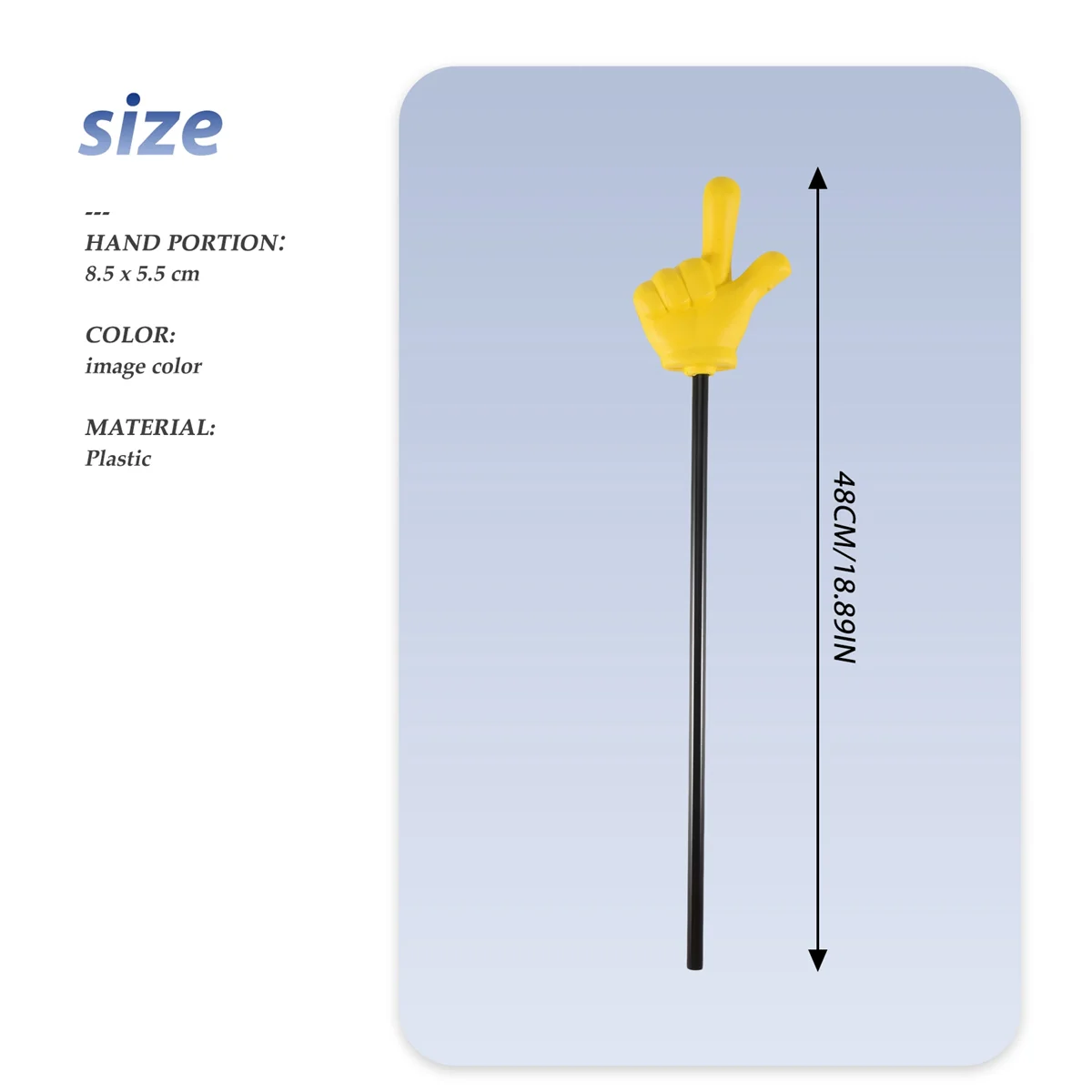 Pointing stick indication stick nominate gesture stick