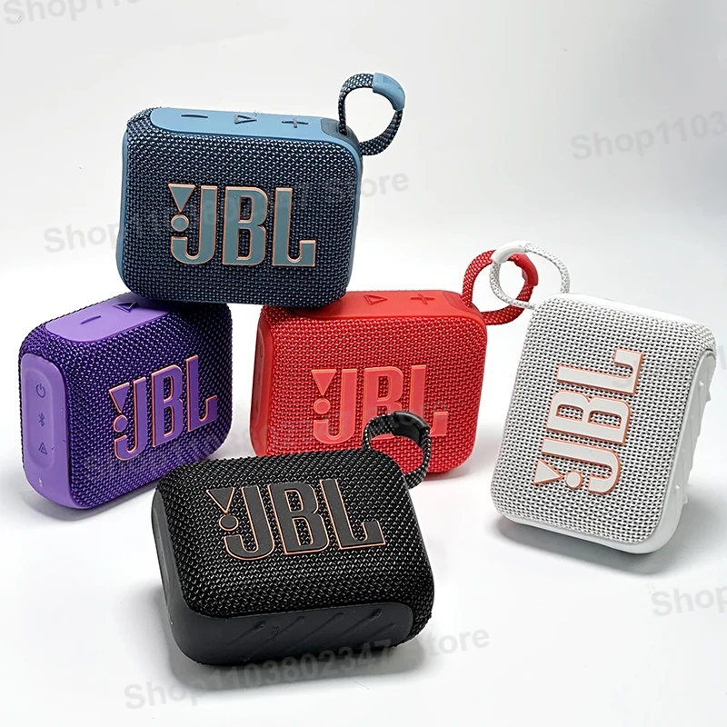 Original JBL GO 4/GO4 Wireless Bluetooth Speaker Portable Waterproof Speaker Outdoor Speakers Bass party Speaker HK version