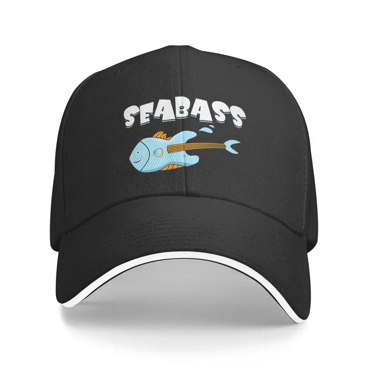 

Guitar Player Sea Bass Guitar Bassist Funny Music Lover Gift Premium Baseball Cap Golf Hat Man Luxury Hat Women's Beach Men's