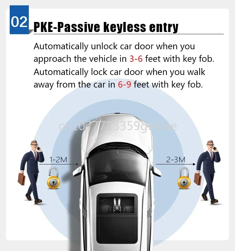 ForCayenne 2005-2009 Add Engine Push Button Start Stop System Remote Starter Keyless Go Car Accessories