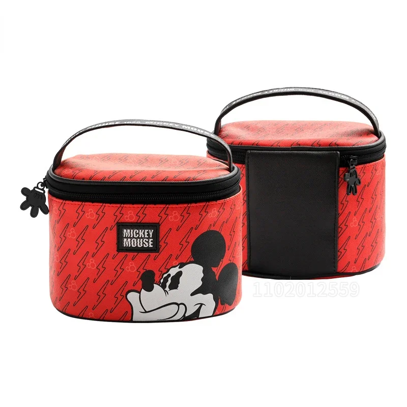 Disney Mickey Original New Zero Wallet Large Capacity Cosmetic Bag Cartoon Wash Bag Fashion PVC Portable Travel Cosmetic Bag