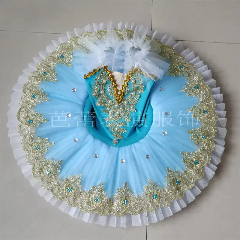 Summer Children's Ballet Dress Dance Show Costume Led Light Baby Tutu Fluffy Gauze Girl Dresses Princess Kids Clothes Vestidos