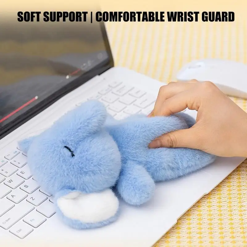 

19cm Fun Animal Shaped Wrist Rest Pad For Kids Adults Desk Companion Comfort A2UB