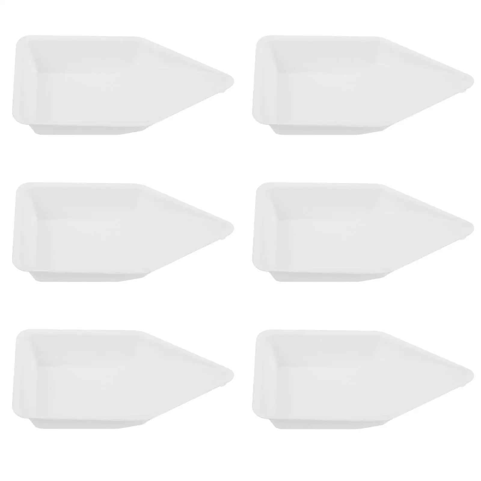 

10pcs Weighing Boat Dish Plastic Tray Flat Bottom Lightweight Anti Static Non Stick Accurate Measurements Disposable