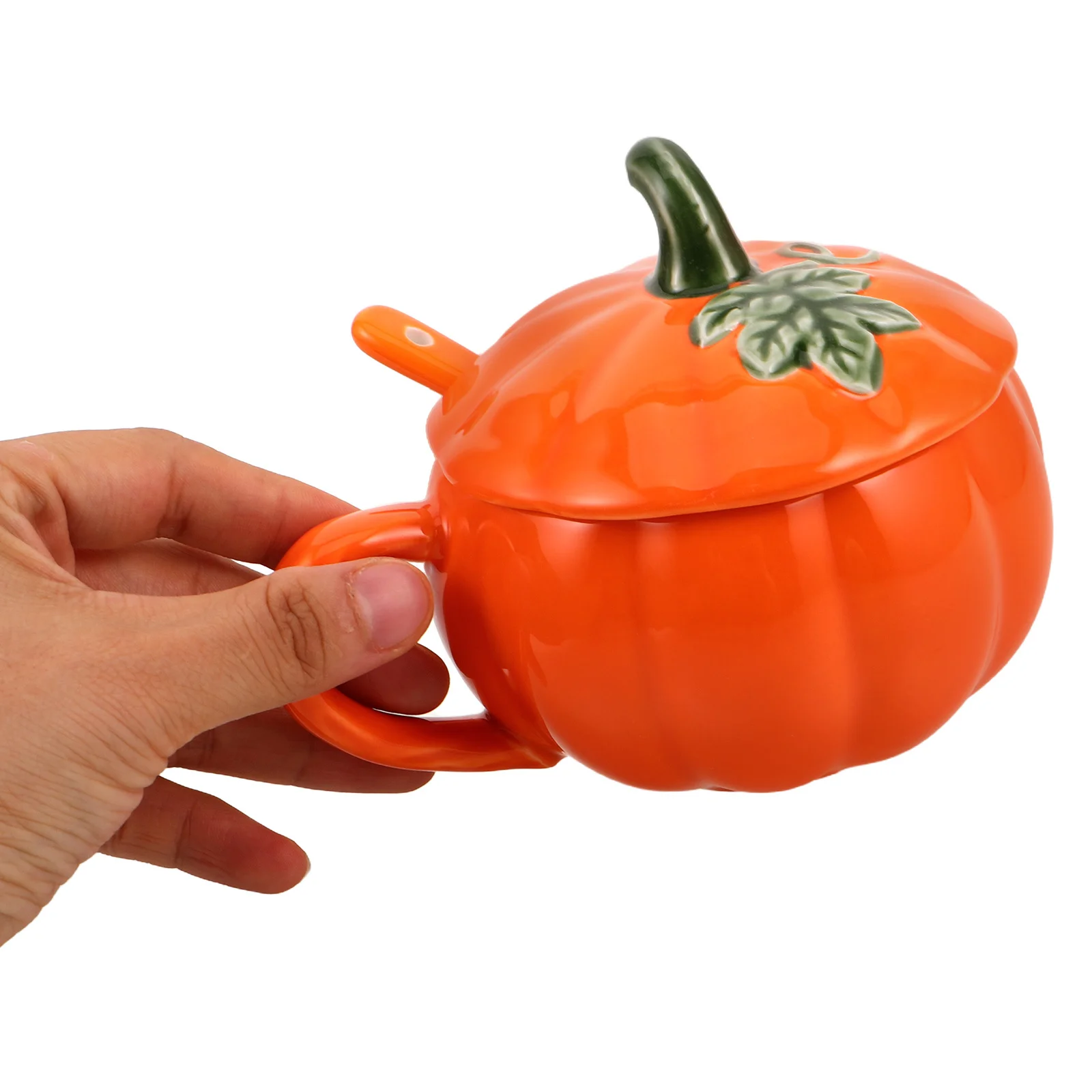 

Delicate Milk Cup for Home Ceramic Coffee Mug Ornage Cups Mugs Halloween Decorative Water