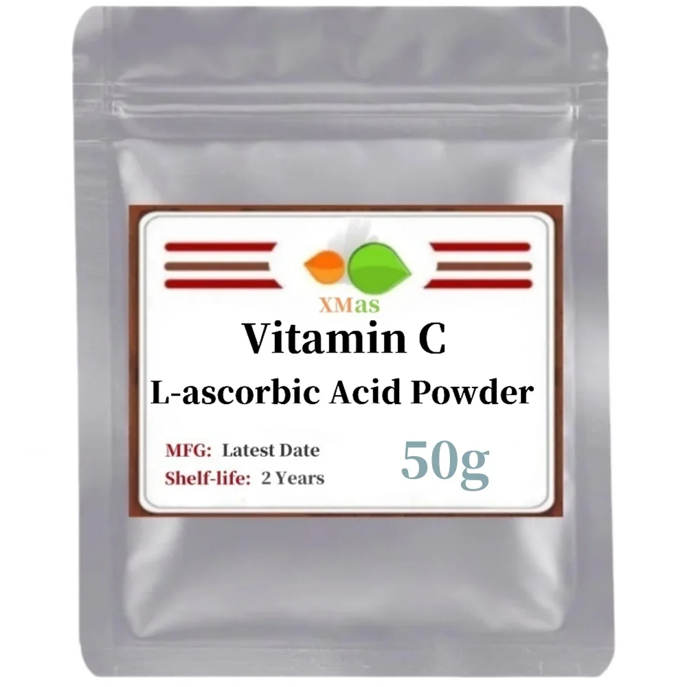 50-1000g Pure Vitamin C Powder, L-ascorbic Acid For Skin Care Whitening