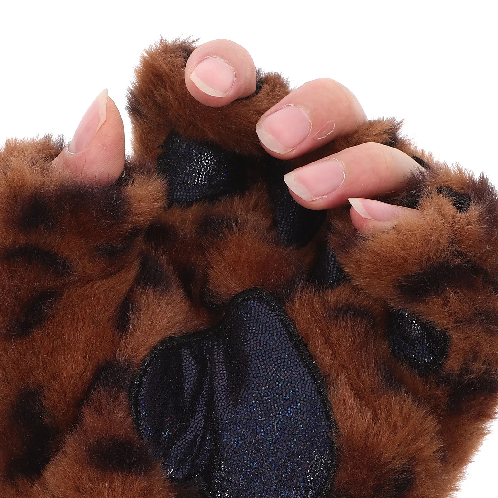 

Halloween Animal Costume Headband Cosplay Accessories Leopard Animals Ear Gloves